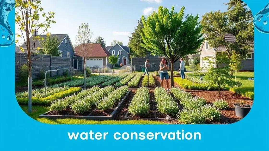 Impact on water conservation efforts