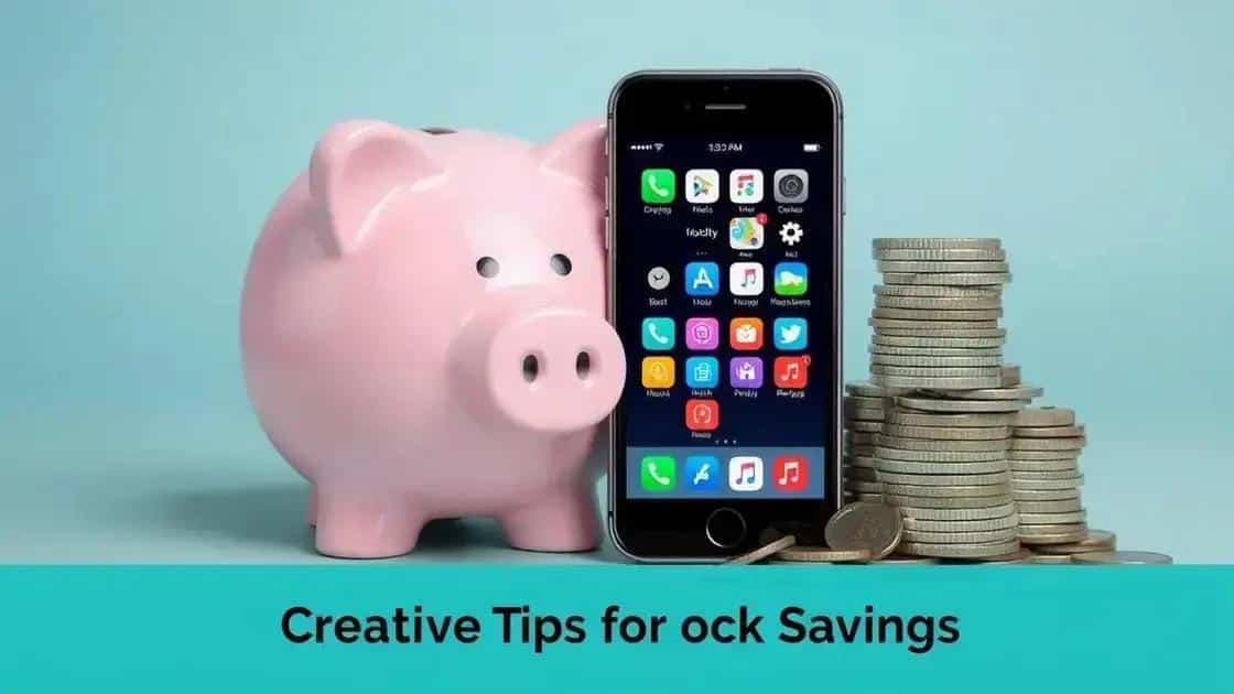 Creative tips for quick savings