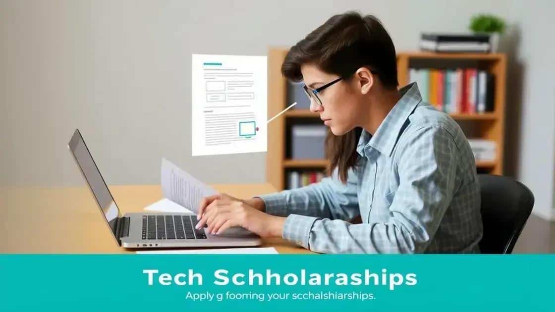 How to apply for tech scholarships effectively