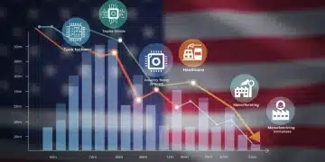 Chart showing U.S. unemployment rate decline to 3.8% in May 2026 with sector growth icons.