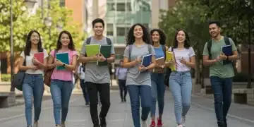 College students walking on campus, representing access to education with Pell Grants