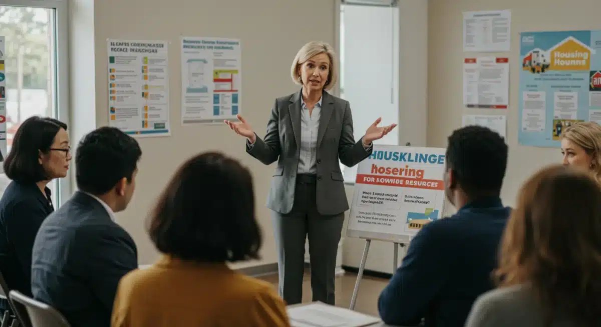 Community workshop on housing support programs and resources